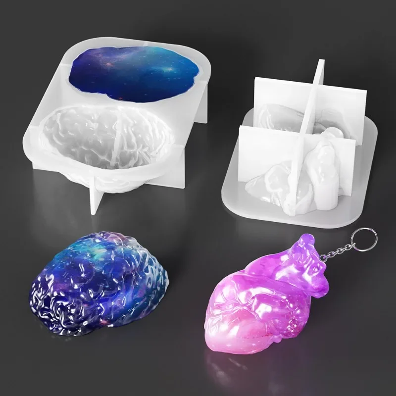Silicone Molds Set Human Organ - Silicone Epoxy Resin Molds Set 评论和价格