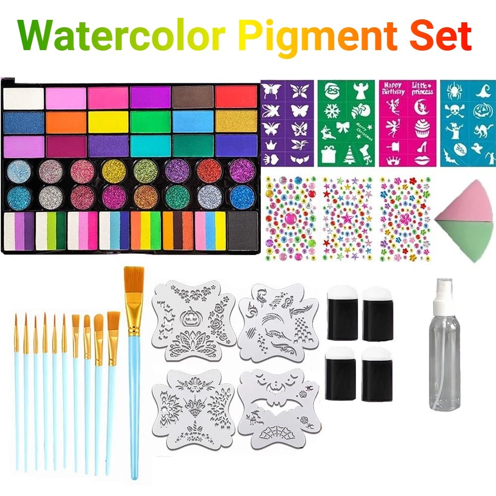 42 Colors Watercolor Paint Set - Watercolor Paint Set Solid Pigment 评论和价格