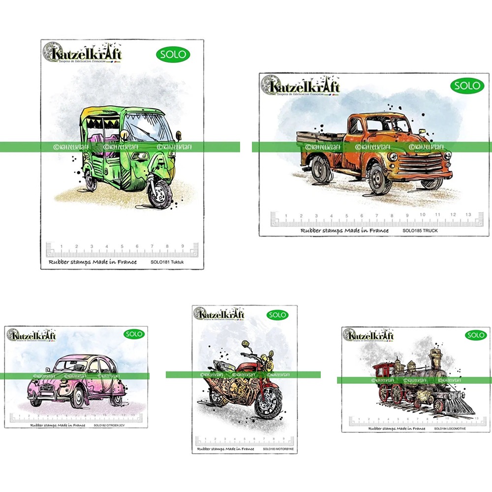 Trains and Trucks Clear Silico - Clear Silicone Stamps For Card Making 评论和价格