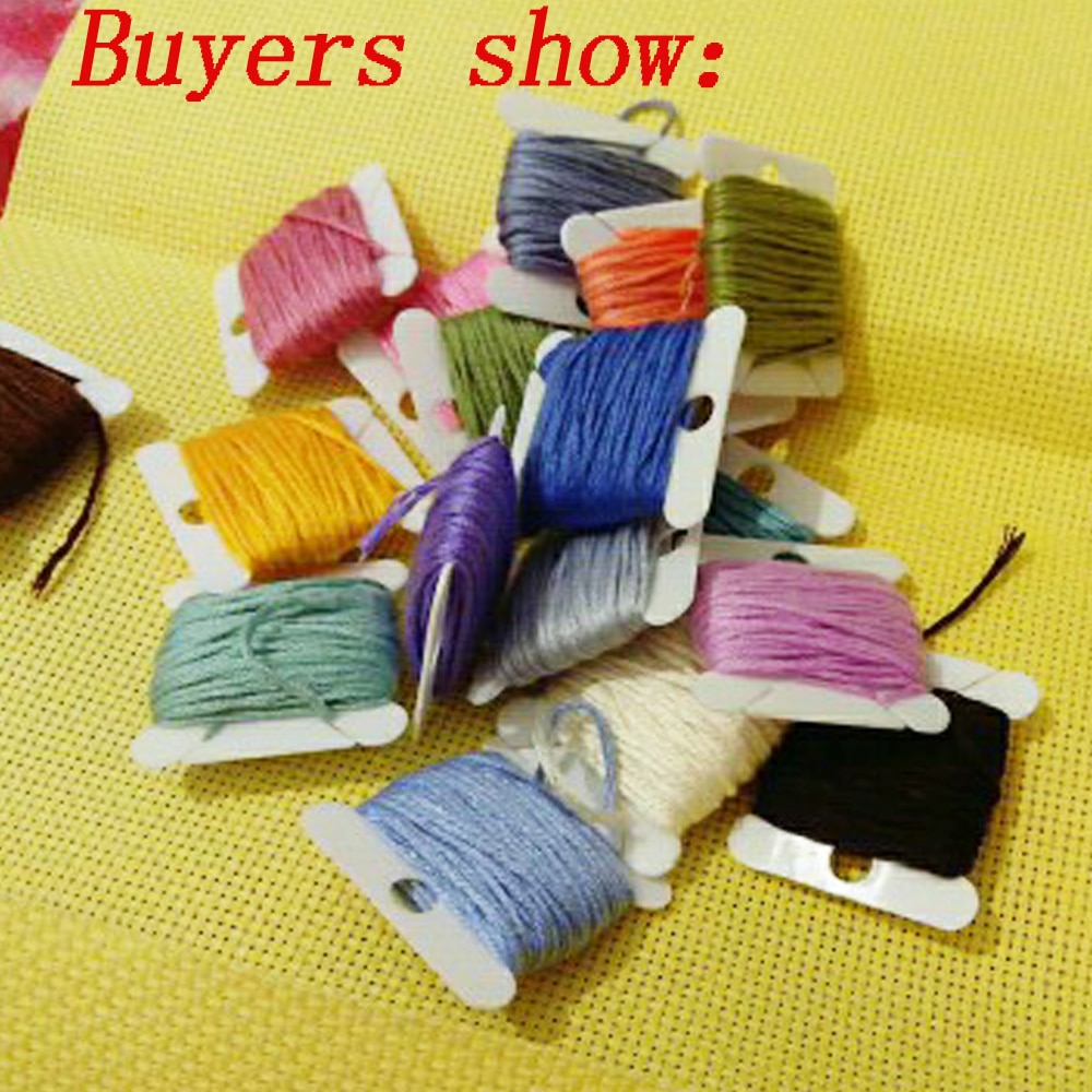 30pcs Plastic Floss Bobbins Se - Cotton Embroidery Thread Skeins 评论和价格