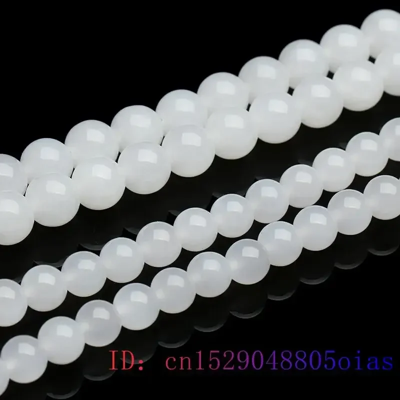 White Jade Beaded Necklace Bea - Beading 评论和价格