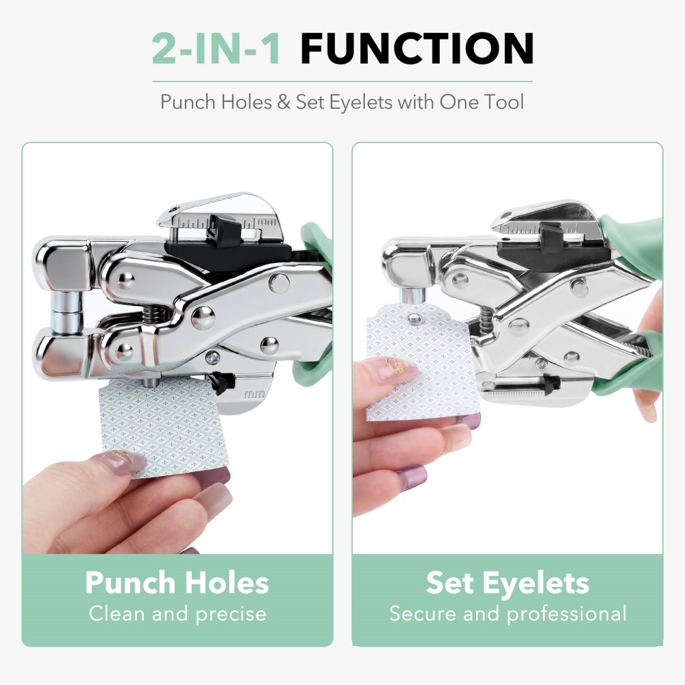 Grommet Tool Kit Handheld Hole - Sewing 评论和价格