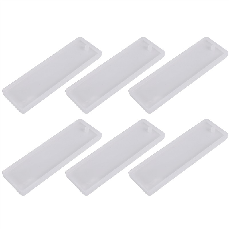 The New 6 Pcs/set Rectangle Si - Silicone Epoxy Resin Molds Set 评论和价格