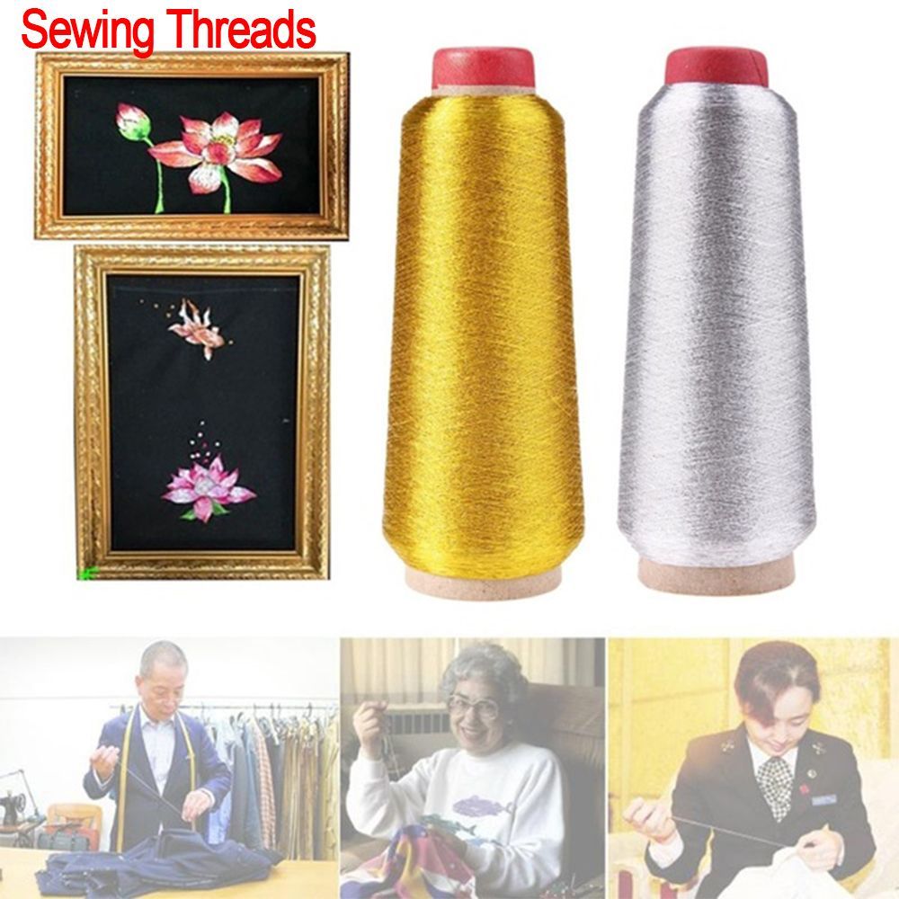 Gold/Silver Embroidery Threads - Cotton Embroidery Thread Skeins 评论和价格