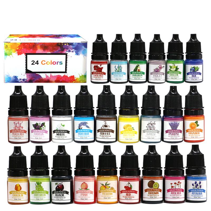 Epoxy Resin Pigments Kit DIY C - Silicone Epoxy Resin Molds Set 评论和价格