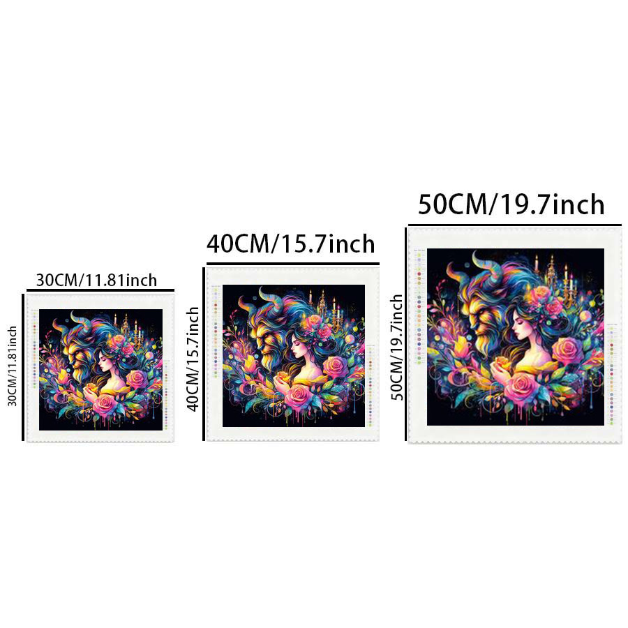 1 piece - Potdemiel-5D-DIY - F - 5D Diamond Painting Kit Full Drill 评论和价格