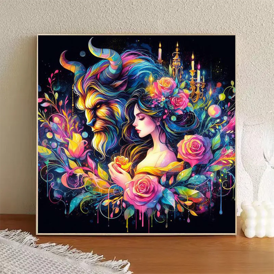 1 piece - Potdemiel-5D-DIY - F - 5D Diamond Painting Kit Full Drill 评论和价格
