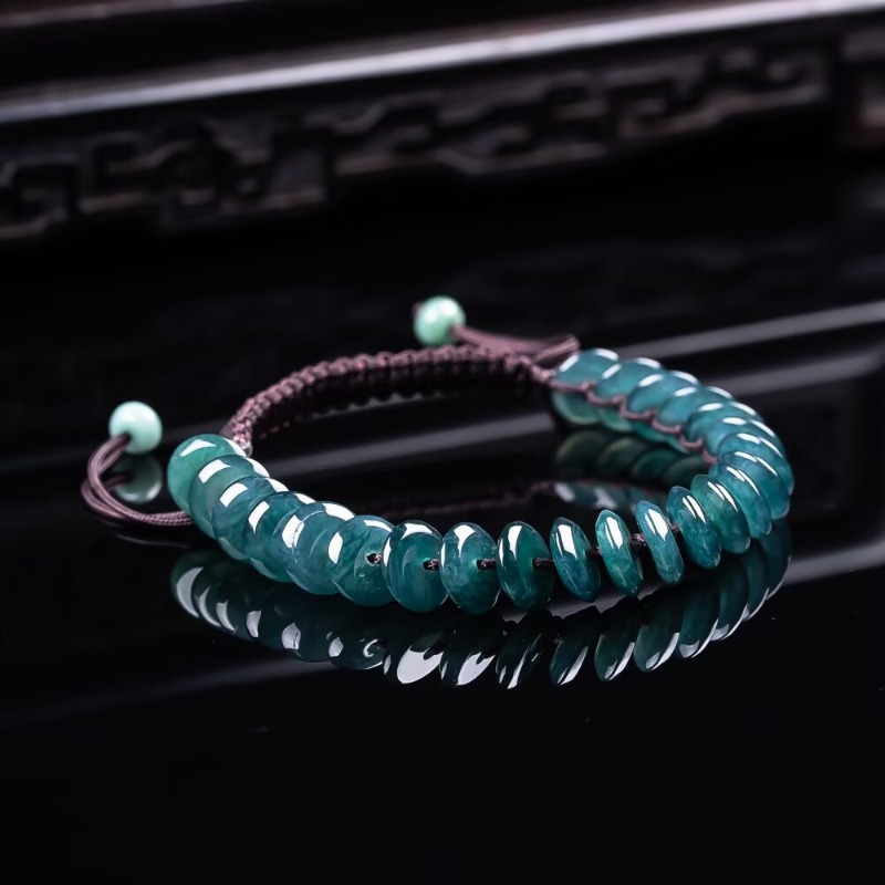 Natural Real Emerald Blue Wate - Beading 评论和价格
