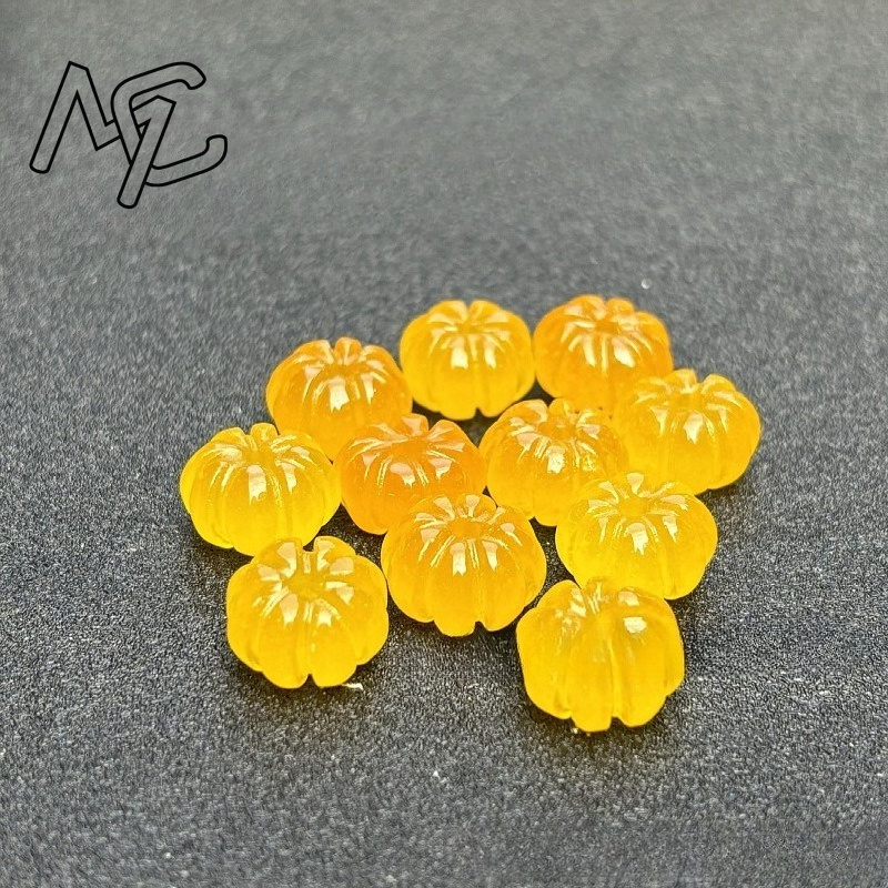 10pcs A Green Jade Pumpkin Bea - Beading 评论和价格