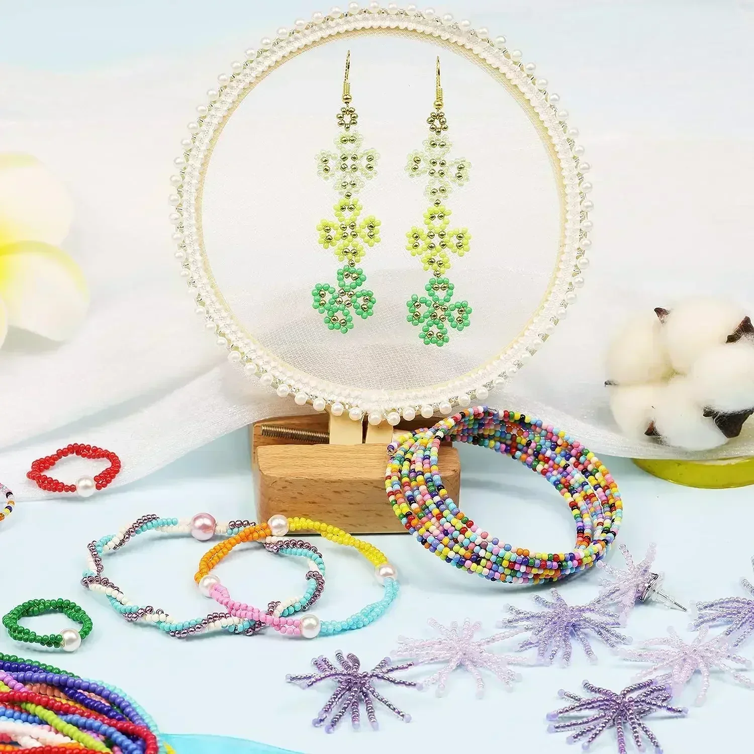 10g 2mm 3mm 4mm Beads Czech Gl - Glass Seed Beads 2Mm Jewelry Making 评论和价格