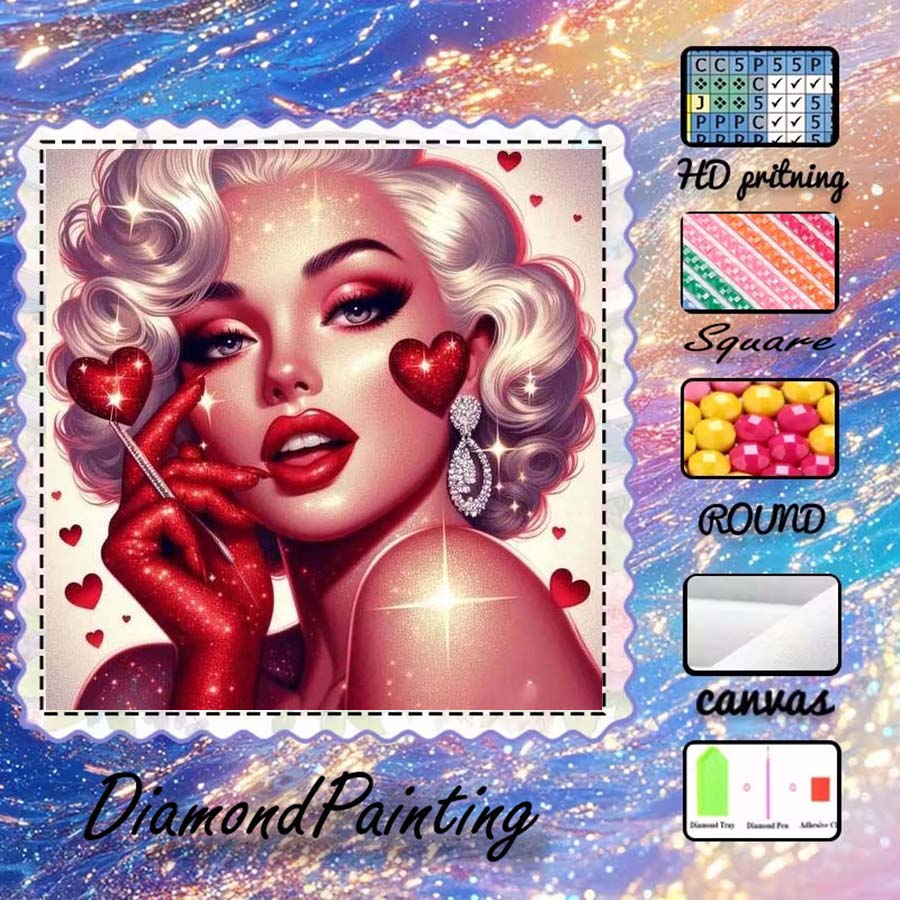 1 piece 5D DIY flocking cloth, - 5D Diamond Painting Kit Full Drill 评论和价格