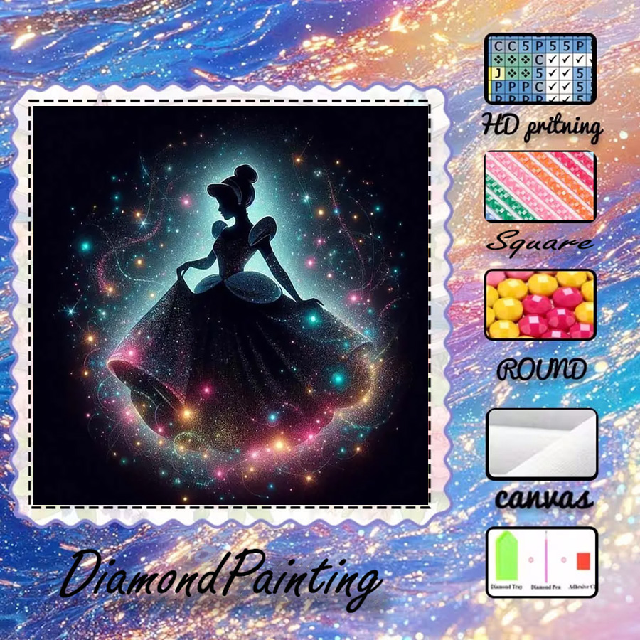 1 piece - 5D-DIY - Flocking cl - 5D Diamond Painting Kit Full Drill 评论和价格