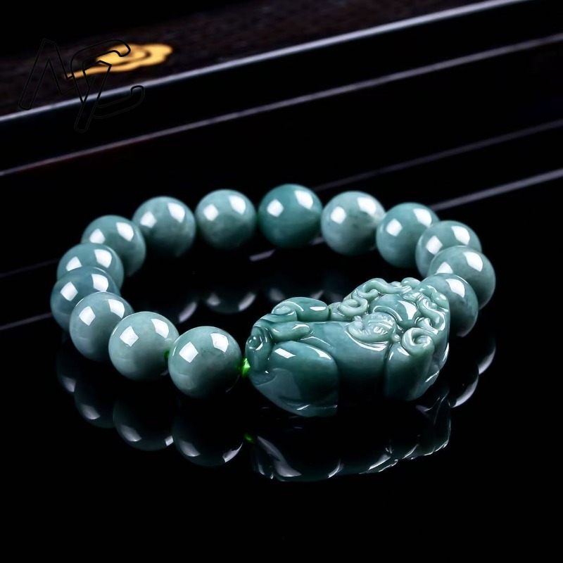 Natural Real Emerald Blue Wate - Beading 评论和价格