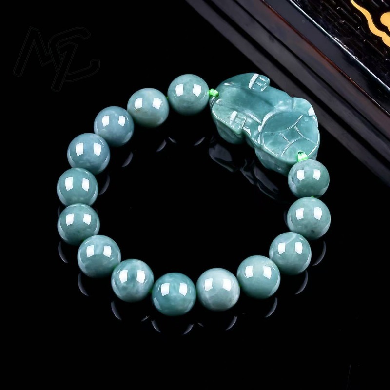 Natural Real Emerald Blue Wate - Beading 评论和价格
