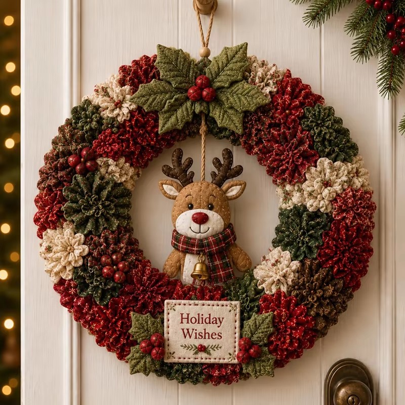 3D Christmas Fabric Poke Art K - Sewing 评论和价格