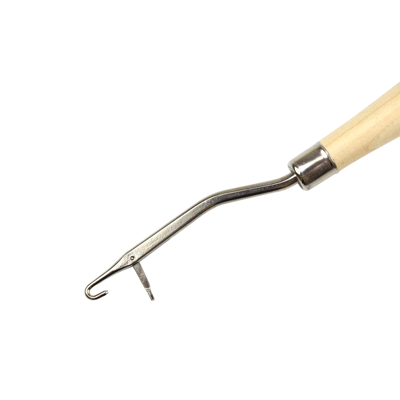 2Pcs Latch Crochet Hook Needle - Wooden Crochet Hooks Ergonomic Handle 评论和价格