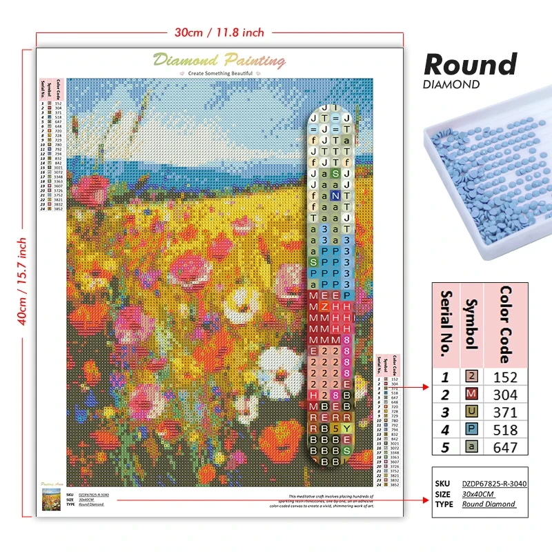 5D DIY Diamond Painting Kit Sa - 5D Diamond Painting Kit Full Drill 评论和价格