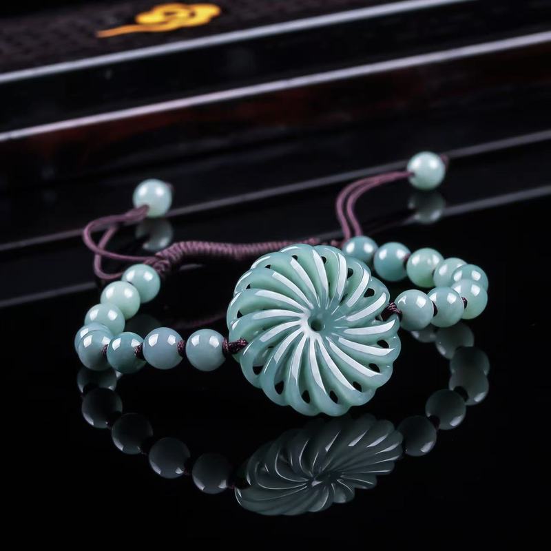 Natural Jadeite A-grade Fortun - Beading 评论和价格