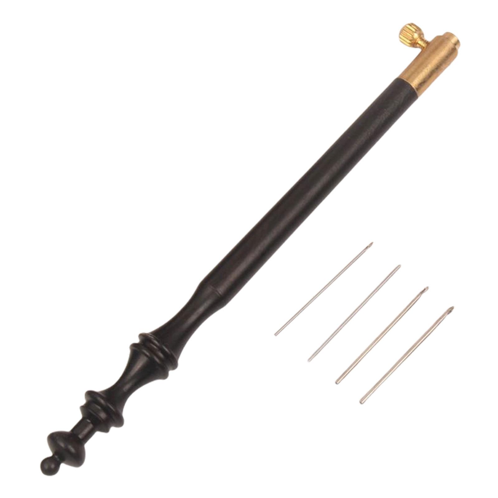 Crochet Hook Embroidery Beadin - Wooden Crochet Hooks Ergonomic Handle 评论和价格