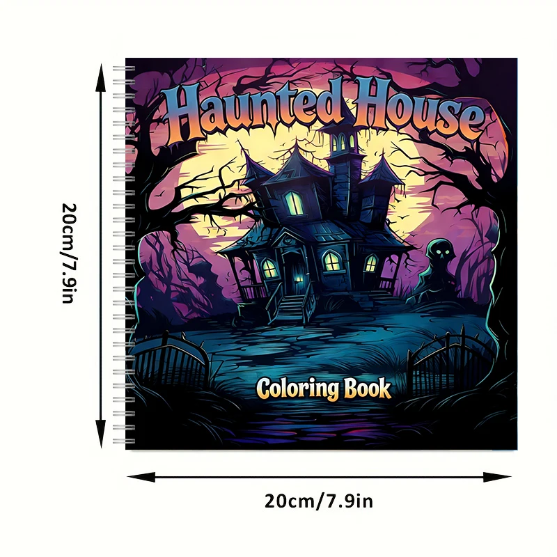 Haunted House Coloring Book fo - Painting Supplies 评论和价格