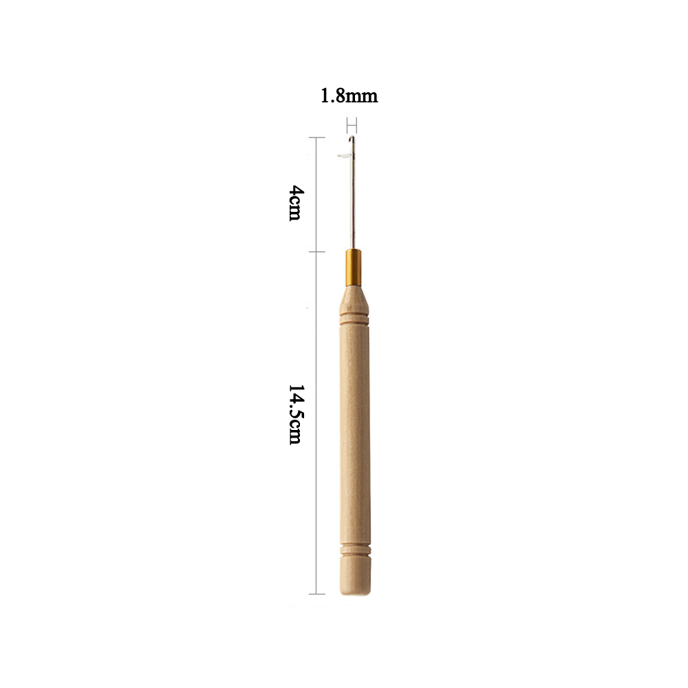 Ergonomic Wooden Handle Hair E - Wooden Crochet Hooks Ergonomic Handle 评论和价格