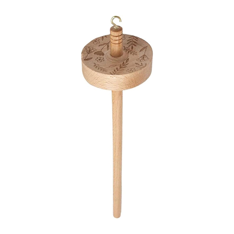 Drop Spindle Yarn Tool,Wooden  - Sewing 评论和价格