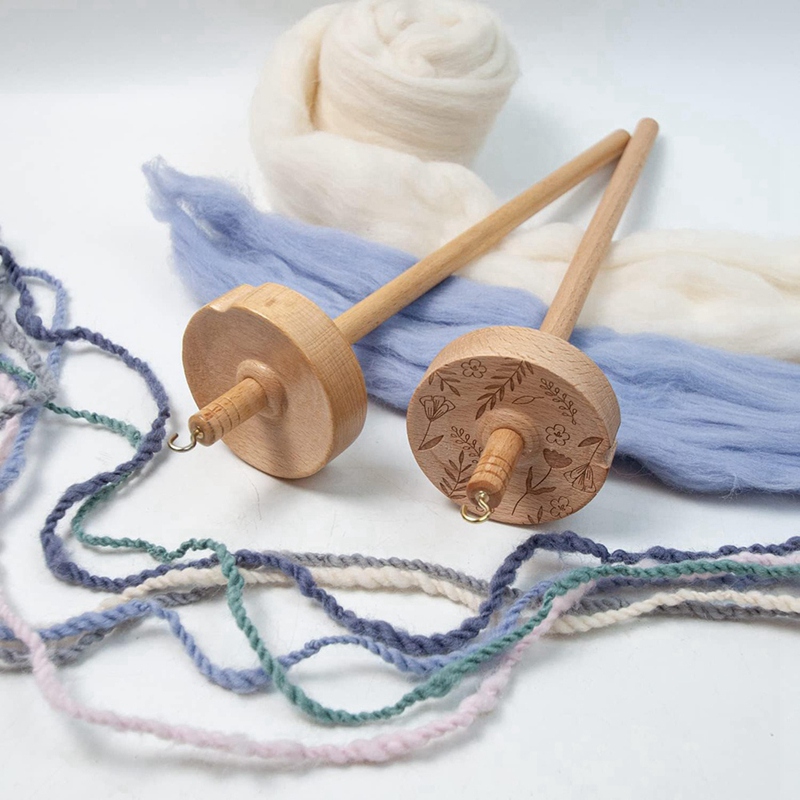 Drop Spindle Yarn Tool,Wooden  - Sewing 评论和价格