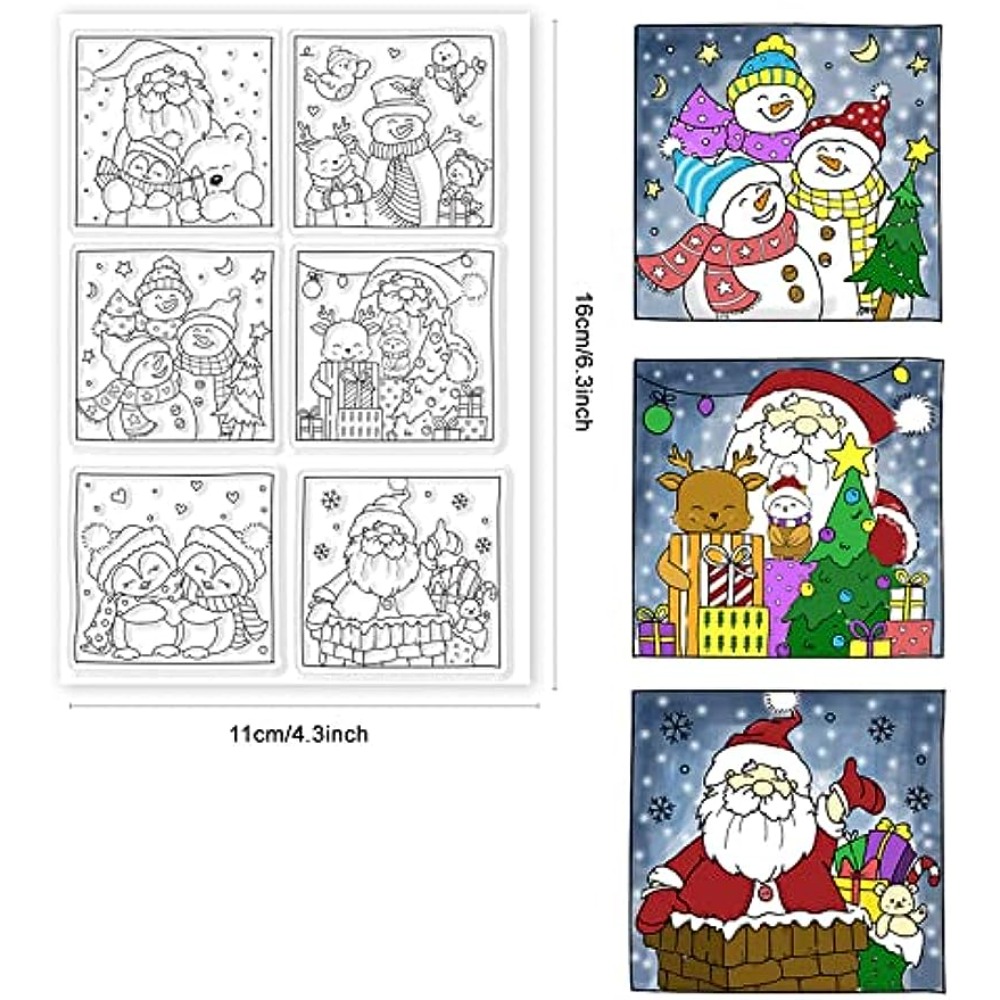 Clear Silicone Stamps Christma - Clear Silicone Stamps For Card Making 评论和价格