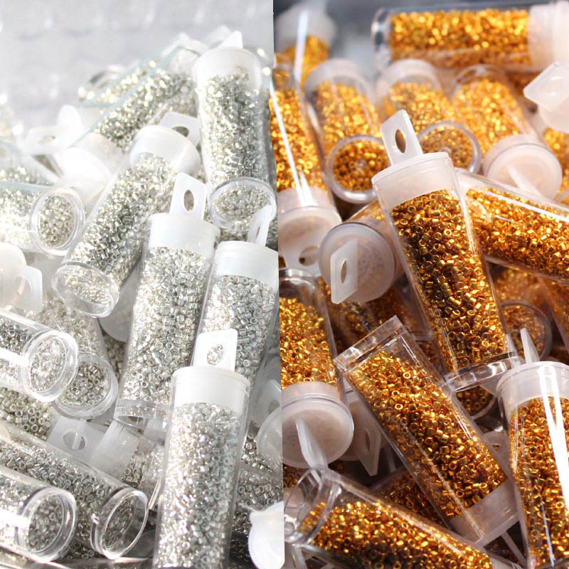 Japanese MKU Glass  Beads  Met - Glass Seed Beads 2Mm Jewelry Making 评论和价格