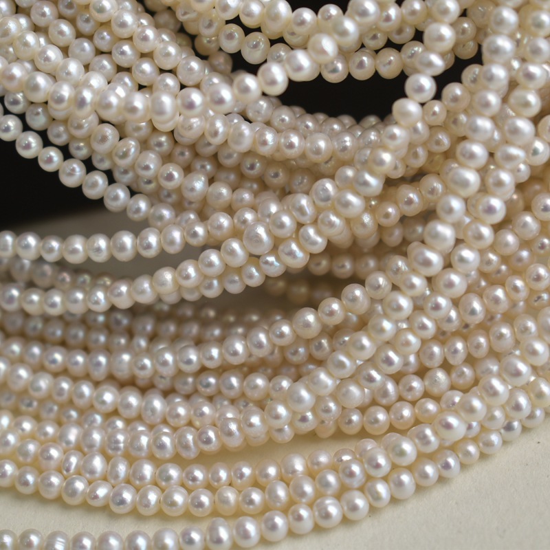 Natural freshwater pearls, whi - Beading 评论和价格