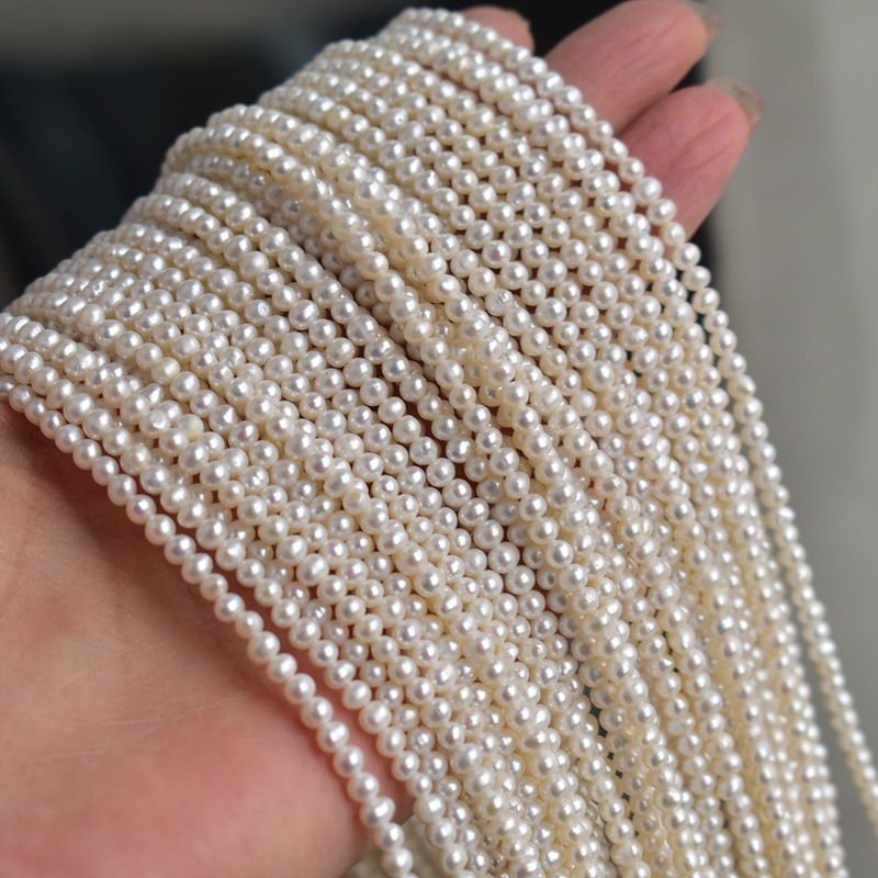 Natural freshwater pearls, whi - Beading 评论和价格