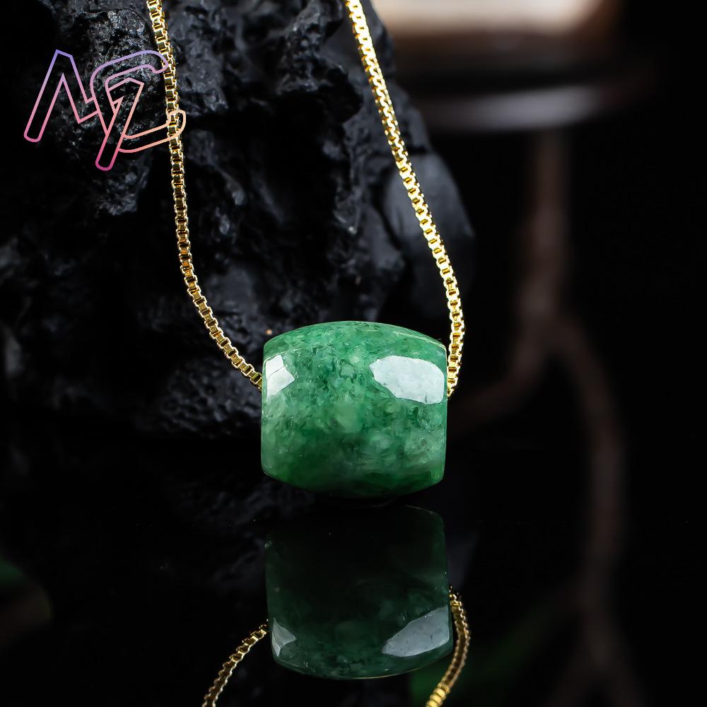 Natural Real Jade Bead Pendant - Beading 评论和价格