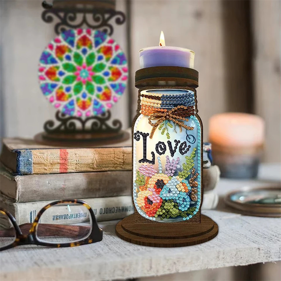 Love candle holder Halloween h - Painting Supplies 评论和价格