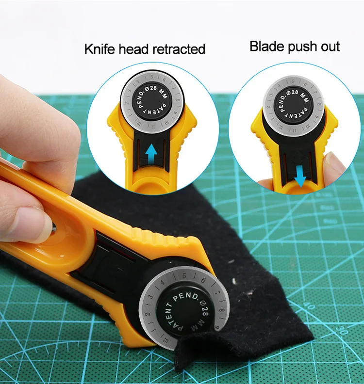 28/45mm Rotary Cutter Blades S - Rotary Cutter For Fabric 45Mm 评论和价格