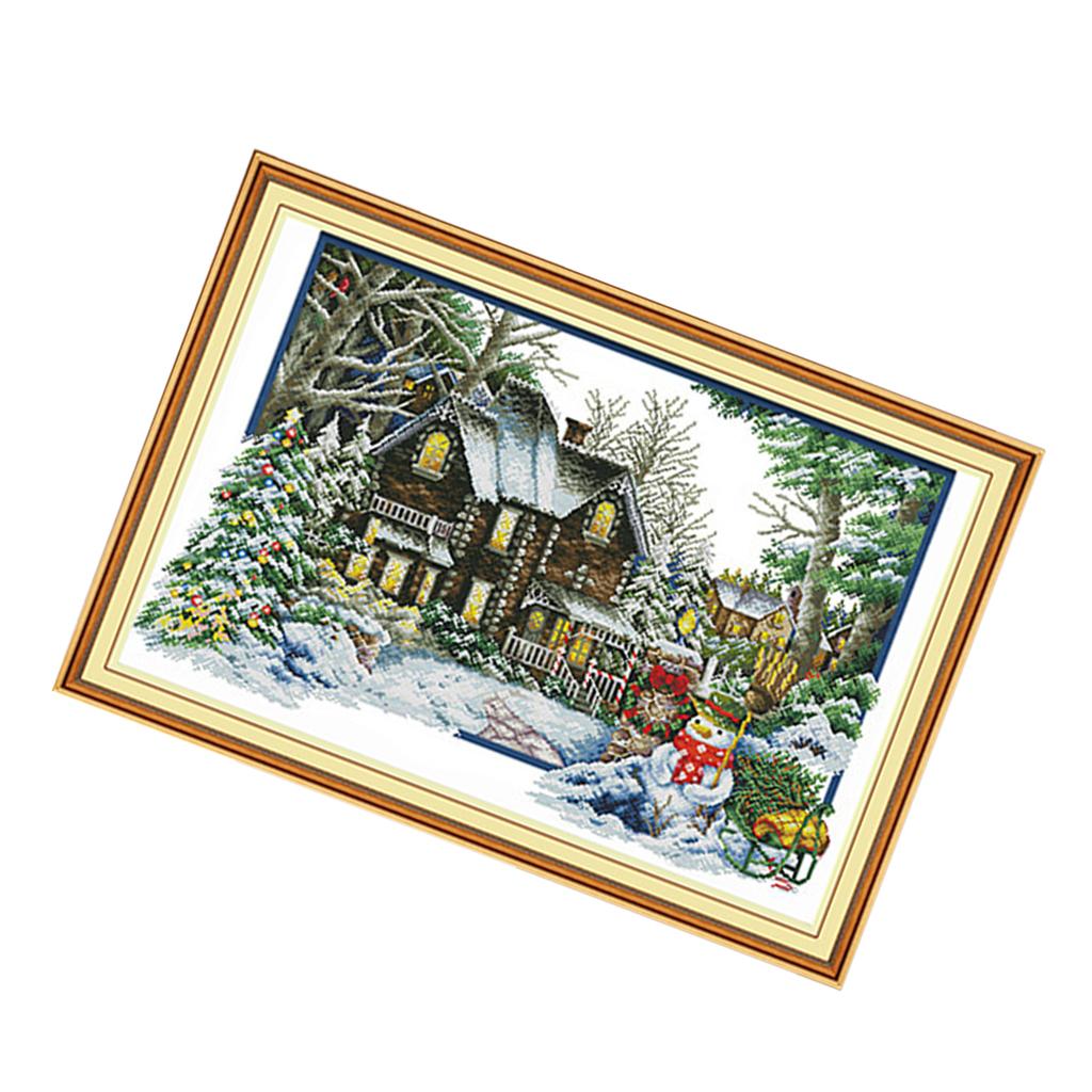 Stamped Cross Stitch Kit with  - Cross Stitch Stamped Kits Beginners 评论和价格