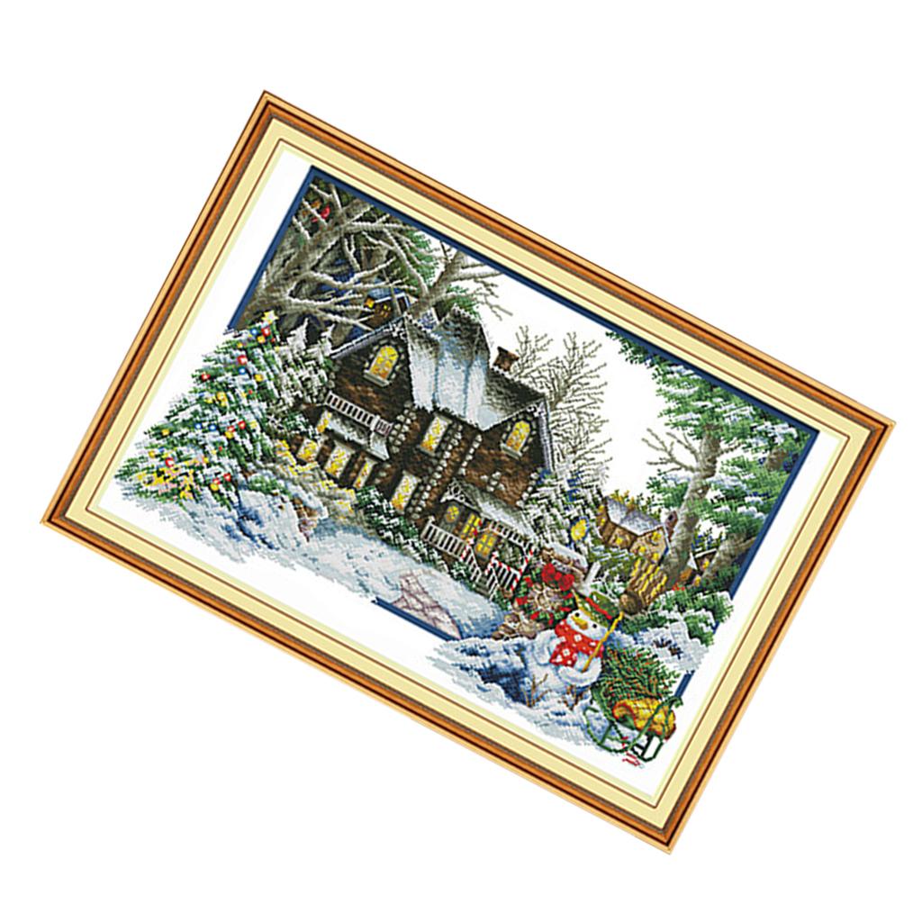 Stamped Cross Stitch Kit with  - Cross Stitch Stamped Kits Beginners 评论和价格