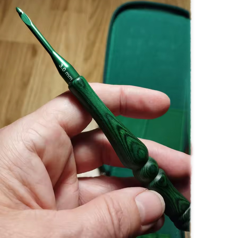 8Pcs 3.0-7.0mm Crochet Hook Se - Wooden Crochet Hooks Ergonomic Handle 评论和价格