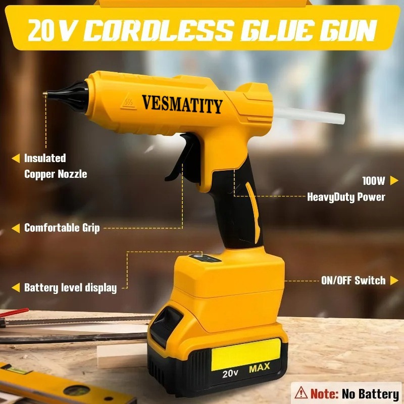 Cordless Electric Handheld Hot - Hot Melt Glue Gun Cordless 评论和价格