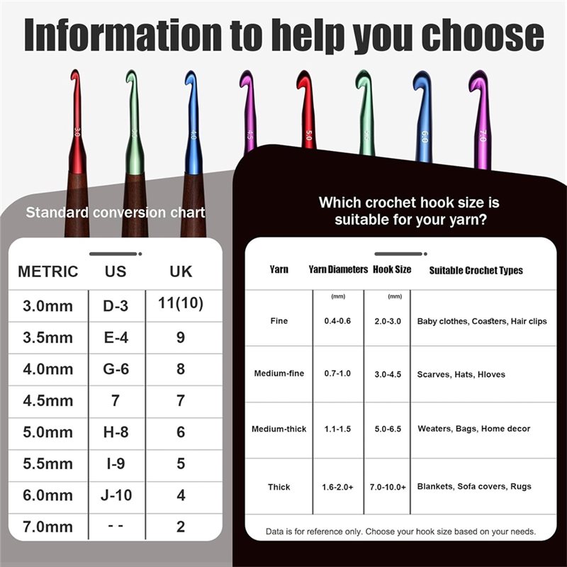 【LAST CHANCE】Ergonomic Crochet - Wooden Crochet Hooks Ergonomic Handle 评论和价格